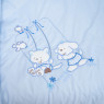 Постельный комплект 4 эл Twins Limited Dog & cat голубой