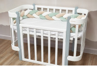 Bumper - pigtail Twins 3-strand 240 cm mint