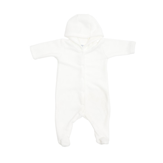 Jumpsuit Twins fleece 62s ecru