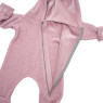 Romper Twins Doodle velor 80s powder
