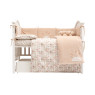 Bed set 7 el Twins BE HAPPY beige