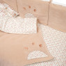 Bed set 7 el Twins BE HAPPY beige