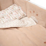 Bed set 7 el Twins BE HAPPY beige