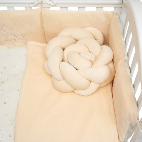Bed set 7 el Twins BE HAPPY ecru