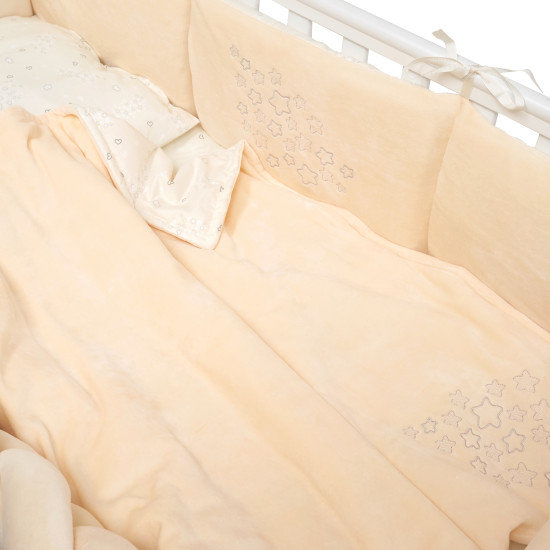 Bed set 7 el Twins BE HAPPY ecru