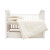 Changing bed 4 el Twins BE HAPPY (poplin premium) ecru