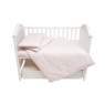 Changing bed 4 el Twins BE HAPPY (poplin premium) baby pink