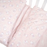Changing bed 4 el Twins BE HAPPY (poplin premium) baby pink