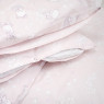 Changing bed 4 el Twins BE HAPPY (poplin premium) baby pink