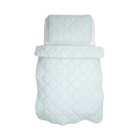 Duvet and pillow quilted Twins Print 120x90 40х60 mint