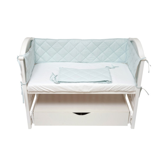 Bumper Twins Premium quilted 360 cm monochrome mint