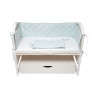 Bumper Twins Premium quilted 360 cm monochrome mint