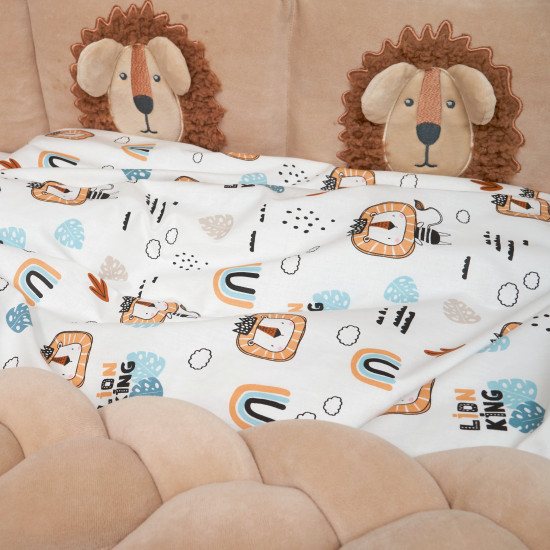 Постельный комплект 7 эл Twins Leo бежевый 