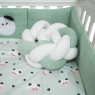 Постельный комплект 7 эл Twins Panda мятный