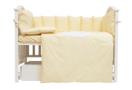 Постельный комплект 6 эл Babycentre & Twins Moonlight ванильный