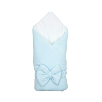 Конверт - плед Twins Cotton New 0+ 90x90 голубой