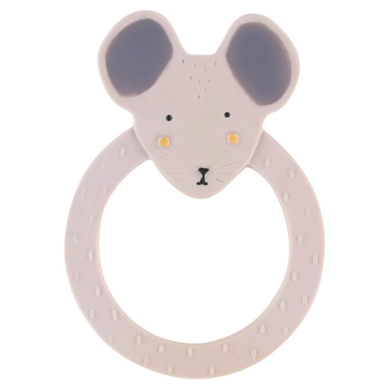 Rubber teether Trixie round Mouse