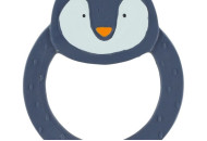 Rubber teether Trixie round Penguin