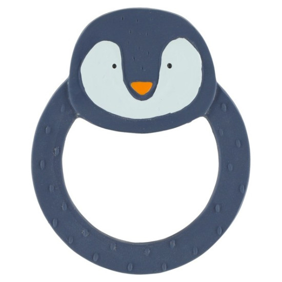 Rubber teether Trixie round Penguin