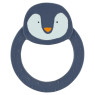 Rubber teether Trixie round Penguin