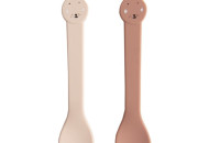 Silicone children's spoons Trixie (2 pcs) Rabbit