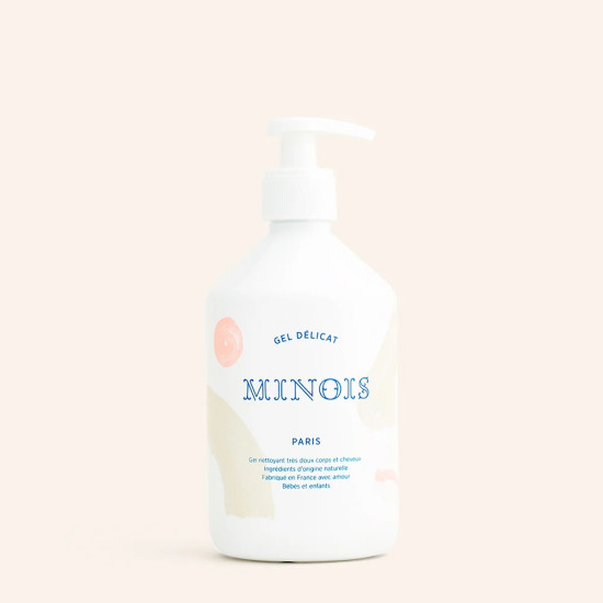 Делікатний очищувальний гель для тіла та волосся Minois Paris 500 ml
