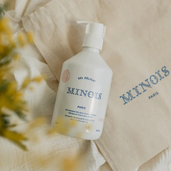 Делікатний очищувальний гель для тіла та волосся Minois Paris 500 ml
