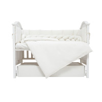 Постельный комплект 7 эл Twins Cotton ecru