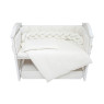 Постельный комплект 7 эл Twins Cotton ecru