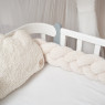 Bumper - pigtail Twins 3-strand 120 cm Teddy Creme brulee