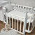 Bumper - pigtail Twins 3-strand 200 cm Ego grey