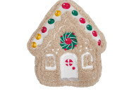 Decorative pillow Twins House beige