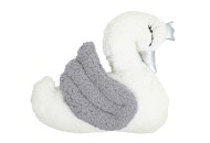 Bumper - pillow Twins Swan Teddy grey
