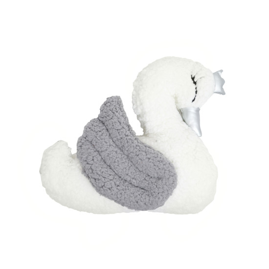 Bumper - pillow Twins Swan Teddy grey