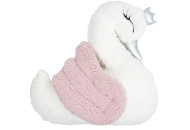 Bumper - pillow Twins Swan Teddy powder pink