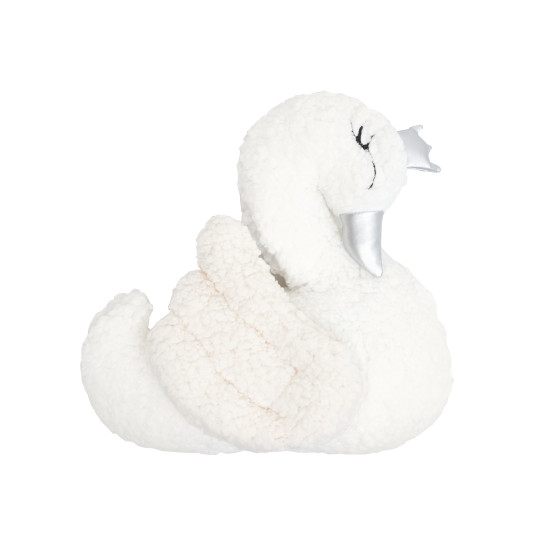 Bumper - pillow Twins Swan Teddy creme-brulee