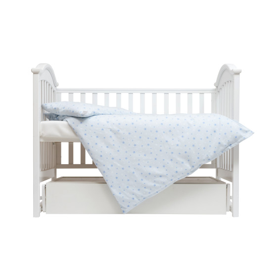 Змінна постіль 3 ел Twins Comfort Soft (фланель) Starlet blue