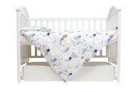 Змінна постіль 3 ел Twins Comfort Soft (фланель) Rabbits blue