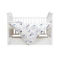 Сменная постель 3 эл Twins Comfort Soft (фланель) Rabbits blue