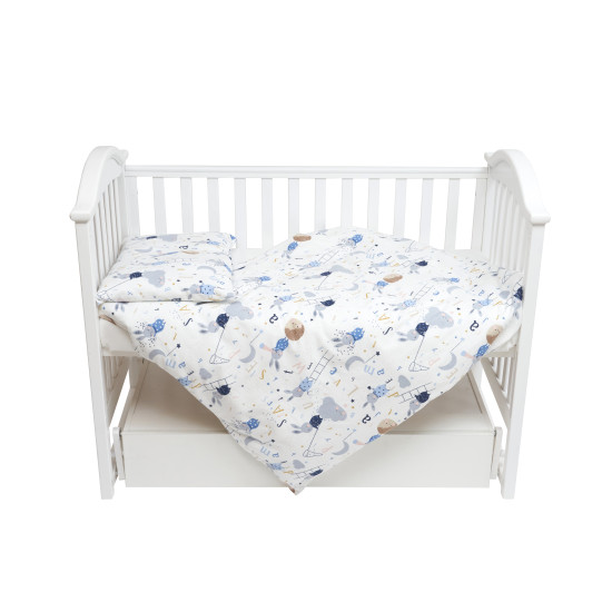 Змінна постіль 3 ел Twins Comfort Soft (фланель) Rabbits blue
