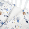 Змінна постіль 3 ел Twins Comfort Soft (фланель) Rabbits blue