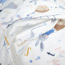 Змінна постіль 3 ел Twins Comfort Soft (фланель) Rabbits blue