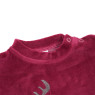 Children's suit Twins velor with embroidery Deer 74p fuchsia