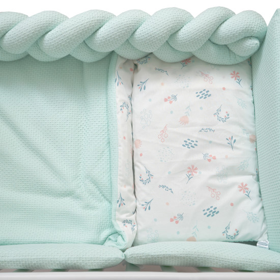 Постельный комплект 6 эл Twins Waffle Limit mint