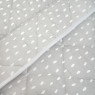 Ковдра і подушка стьобана Twins Print 120х90 40х60 Горошки сірі
