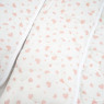 Duvet and pillow quilted Twins Print 120x90 40x60 Hearts coral