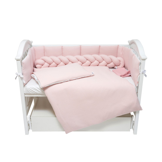 Постельный комплект 7 эл Twins Cotton Baby pink