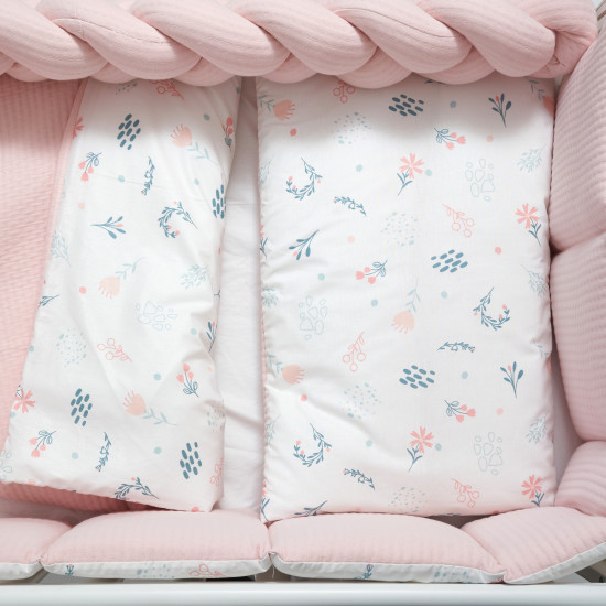 Постельный комплект 7 эл Twins Cotton Baby pink