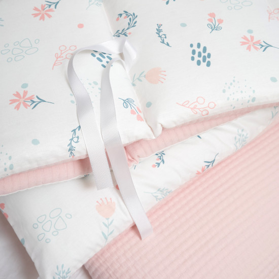 Постельный комплект 7 эл Twins Cotton Baby pink
