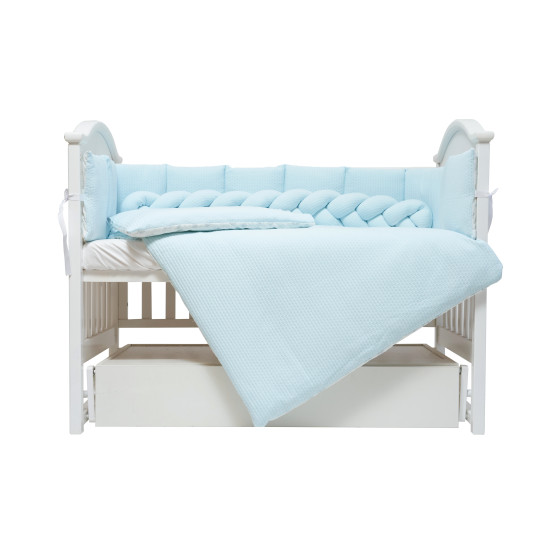 Постільний комплект 7 ел Twins Cotton blue